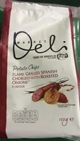 Mängden socker i Potato chips flame grillad spanish chorizo with roasted onions flavour