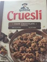 Mängden socker i Cruesli Dark Chocolate