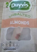 Mängden socker i Duyvis Unsalted Almonds