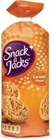 Mängden socker i Snack a Jacks Reiswaffeln,Caramel Flavour