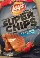 Mängden socker i Chips saveur paprika