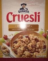 Mängden socker i Cruesli