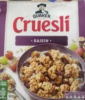 Mängden socker i Cruesli raisin