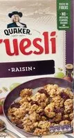 Mängden socker i Cruesli raisin