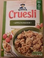 Mängden socker i Cruesli