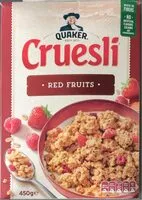 Mängden socker i cruesli red fruits