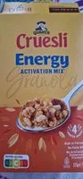 Mängden socker i Cruesli Energy