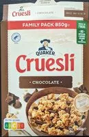 Socker och näringsämnen i Quaker cruesli