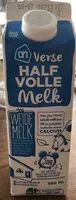 Mängden socker i Verse halfvolle melk