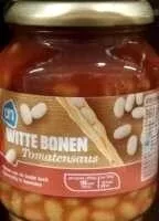 Mängden socker i Witte Bonen In Tomatensaus Pot 350 Gram