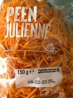Mängden socker i Peen julienne