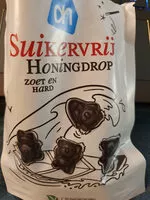 Mängden socker i suikervrij honingdrop zoet en hard