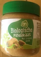 Mängden socker i Biologische pindakaas met stukjes pinda