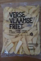 Mängden socker i Verse Vlaamse Friet, voorgebakken
