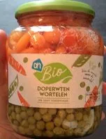 Mängden socker i Doperwten en wortelen