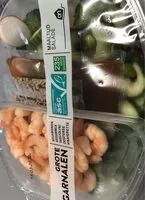 Mängden socker i Maaltijd salade Grote garnalen