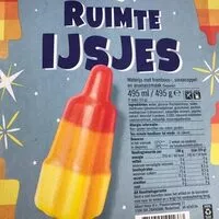 Mängden socker i Ruimte ijsjes