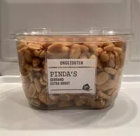 Mängden socker i Pinda's unsalted