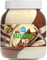 Mängden socker i AH Duo pasta hazelnoot wit