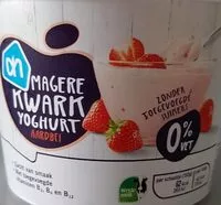 Mängden socker i magere kwark yoghurt aardbei