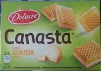 Mängden socker i Canasta Saveur Gouda. Gaufrettes fourrées saveur Gouda