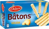 Mängden socker i Biscuits Delacre Bâtons Fourrés gouda - 60G