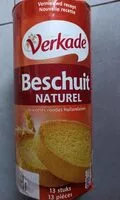 Mängden socker i Beschuit naturel