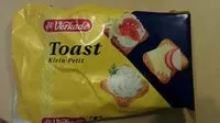 Mängden socker i Toast