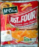 Mängden socker i Just au four - Frite classique