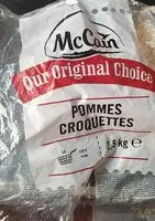 Mängden socker i Pommes croquettes