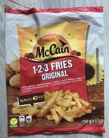 Mängden socker i 123 Fries original