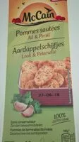 Mängden socker i Pommes sautées ail &persil