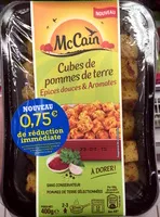 Mängden socker i Cubes de pommes de terre Épices douces & Aromates