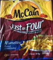 Mängden socker i Just au Four - Allumettes fines et croustillantes