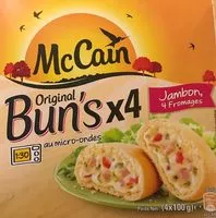 Mängden socker i Buns jambon 4 fromages oignon
