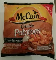 Mängden socker i Crinkle Potatoes Saveur Barbecue