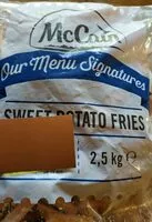 Mängden socker i Frites de patates douces