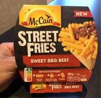 Mängden socker i Street fries sweet bbq beef