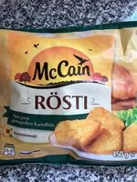 Mängden socker i Mc Cain Kartoffelrösti
