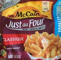 Mängden socker i Frites Classiques Just au Four
