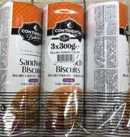 Mängden socker i Biscuits fourrés chocolat