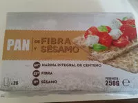 Mängden socker i Pan fibra y sésamo