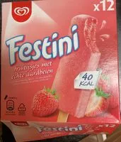 Mängden socker i Festini aardbeien