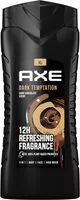 Mängden socker i AXE Gel Douche Homme Dark Temptation 12h Parfum Frais 400ml