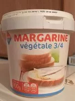 Mängden socker i Margarine vegetale 3/4