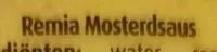 Mängden socker i Mosterdsaus