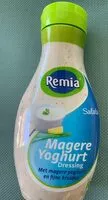 Mängden socker i Magere yoghurt dressing