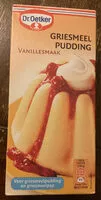 Mängden socker i Griesmeelpudding vanille