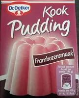 Mängden socker i Kook pudding framboozensmaak