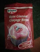 Mängden socker i Glaçage rose